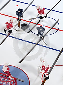 Table hockey entertaining team game