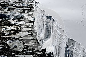 Table iceberg from above