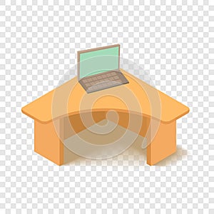 Table icon isometric 3d style
