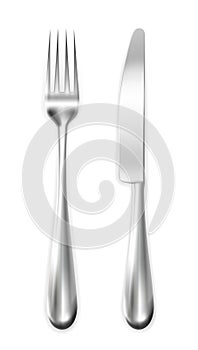 Table knife and fork
