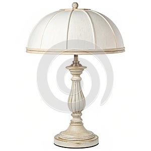 Table lamp clipart isolated on white background