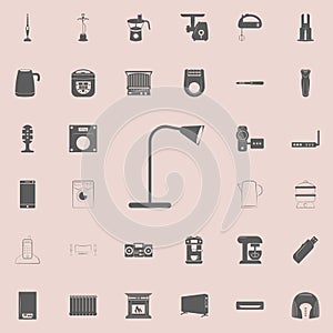 table lamp icon. Electro icons universal set for web and mobile