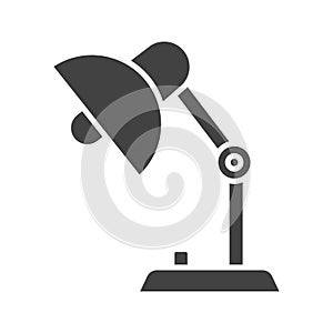 Table Lamp Icon Image.