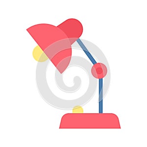 Table Lamp Icon Image.