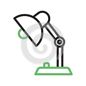 Table Lamp Icon Image.