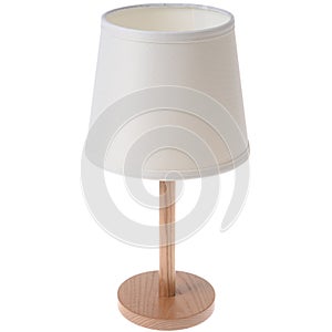 Table lamp isolated