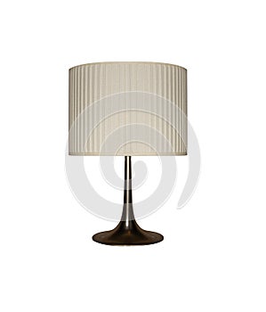 Table lamp isolated on a white.
