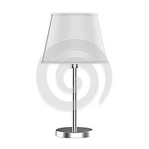 Table lamp isolated on white