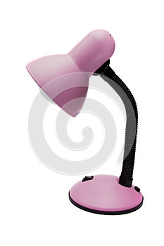 Table lamp isolated