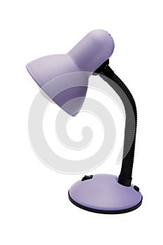 Table lamp isolated