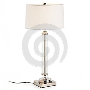 Table lamp isolated on white background