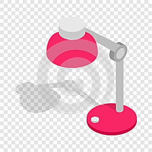 Table lamp isometric icon