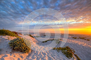 Table Mountain Beach Sunset