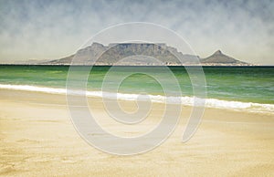 Table Mountain from Bloubergstrand