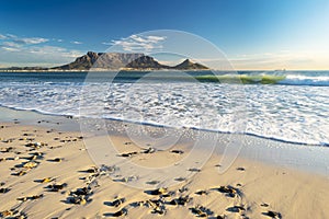 Table mountain in Cape Town