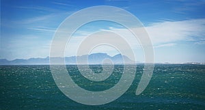 Table Mountain from Gordons Bay