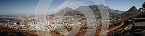 Table Mountain from Signal hill in Cape Town