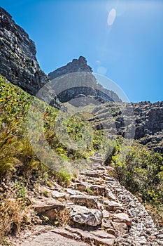 Table Mountain trek in Cape town South Africa