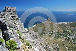 Table Mountain upper cableway station, Lions Head