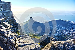 Table mountain view Cape-Town South Africa