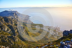 Table mountain view Cape-Town South Africa