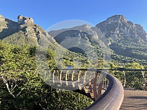 Table mountain view Kirstenbosch Botanical Garden Cape Town South Africa