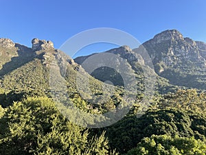 Table Mountain View from Kirstenbosch Botanical Garden Cape Town South Africa