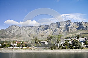 Table Mountain view from the reservoir