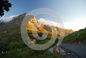 Table Mountain view from Signal Hill road. Cape Town. South Africa