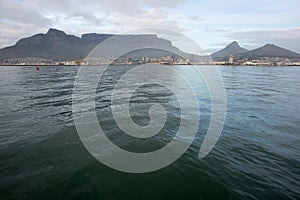 Table Mountain viewed from the Ocean