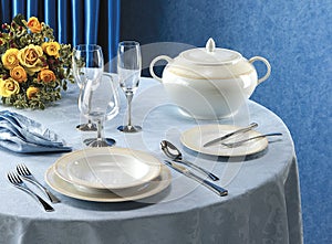 Table posh reception