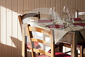 Table Restaurant Four Vacant Available Tuscany