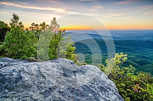 Table Rock Mountain, Predawn, North Carolina