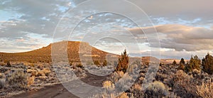 Table Rock at sunset