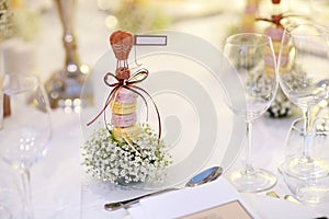 Table setting for an event party