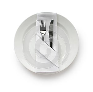 Table Setting,Folded Napkin photo