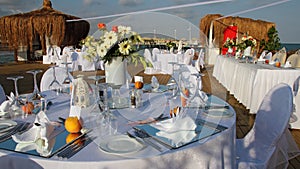 Table Setting at a Luxury Wedding Reception