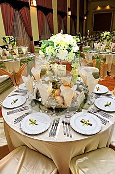 Table setting - wedding