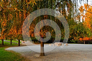 Table Of Silence Is One Of The Three Pieces Of Targu Jiu Monumental Ensemble Of The Romanian Sculptor Constantin Brancusi