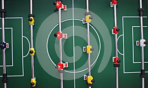 Table soccer background