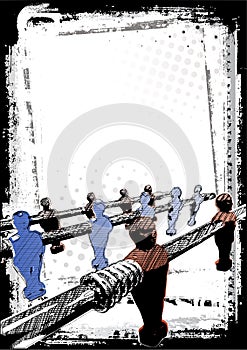 Table soccer background