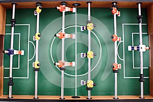 table soccer background