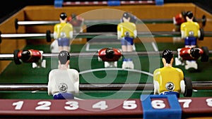 Table soccer detail action audio