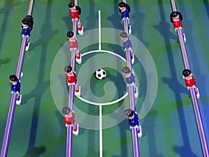 Table soccer football game detail