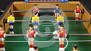 Table soccer low play