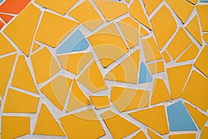 Table surface of the tiles.