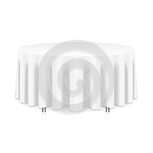 Table with tablecloth