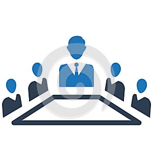 Table talk,Isolated Vector Icon can be easily edit and modify