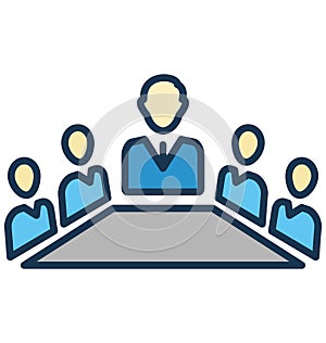 Table talk,Isolated Vector Icon can be easily edit and modify