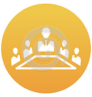 Table talk,Isolated Vector Icon can be easily edit and modify